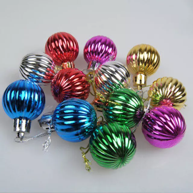 12×Christmas Balls Party Baubles Xmas Tree Decorations Hanging Ornament Deco.fr