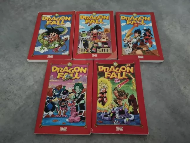 Lot De 5 manga DRAGON FALL - Parodie Dragon FALL - Tengai  VF