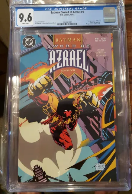 Batman - Sword of Azrael - Issue 1 - CGC 9.6 - 1st appearance of Azrael - 1992
