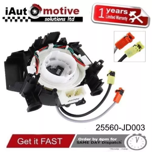 Combination Switch Clock Spring Cable For Nissan Note Navara Pathfinder Qashqai