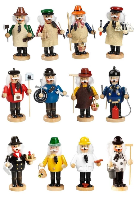 Räuchermännchen / Räuchermann Berufe verschiedene Motiver 13 cm