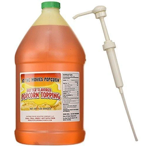 Buttery Flavor Popcorn Topping (Gallon w/Pump)