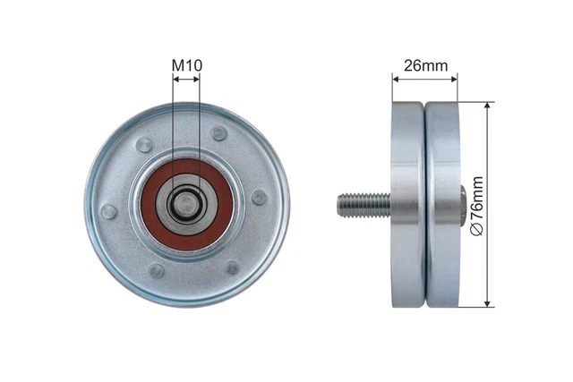 NTY Poulie, courroie de distribution compatibilite avec SEAT SKODA VW RNK-AU-050