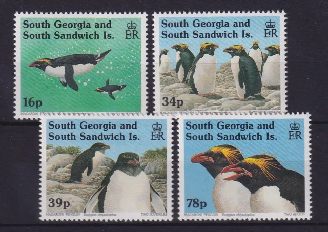 Südgeorgien und Süd-Sandwich-Inseln 1993 Pinguine Mi-Nr. 215-218 **