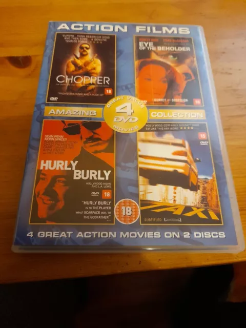 We Have Here A Nice Dvd Which Has 4no Films In The Box. These Are Action Films.