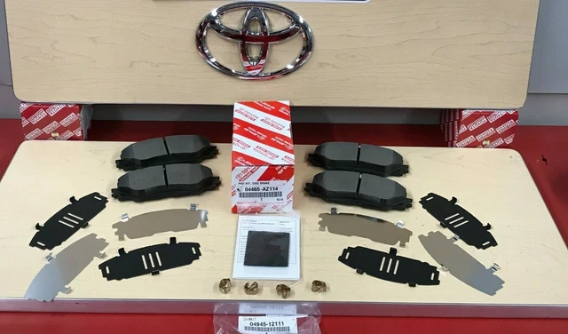 thumbnail image 2 of Genuine Toyota Front Brake Pads With OEM Shims For 2019-2021 RAV4 – 04465AZ227 2 of 3