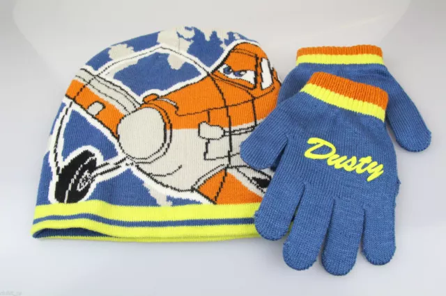 Disney Avions Poussiéreux 2 Pièce Enfants Bonnet & Gants Ensemble Cadeau Neuf