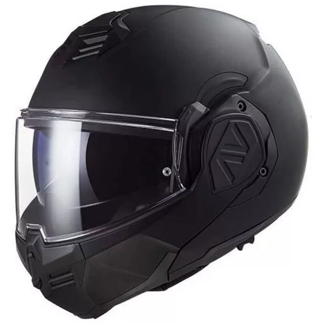 LS2 Casque Modulable FF906 ADVANT Noir avec Intercom Intégré