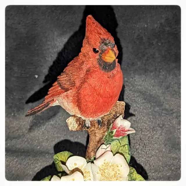 Lovely Vintage Country Artists Spring Cardinal with Cherry Blossoms! MIB!