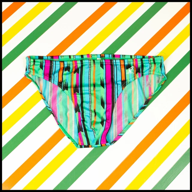 Vintage 80s AUSTRALIAN L' ALPINA Mens Swimming TRUNKS   Size Medium    677 B