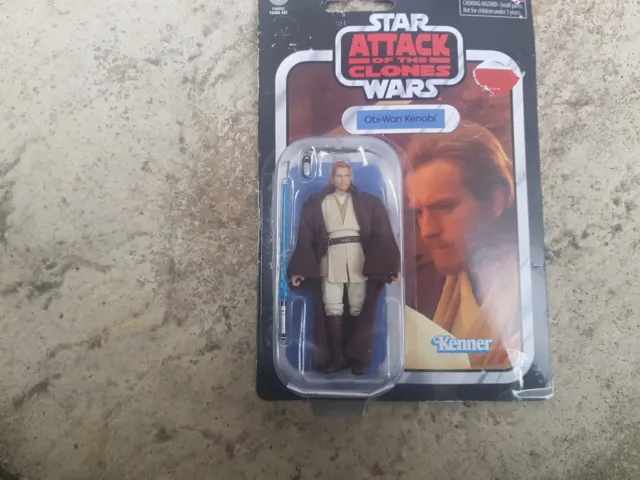 Star wars attack of the clones vintage collection obi-wan kenobi vc31 figure