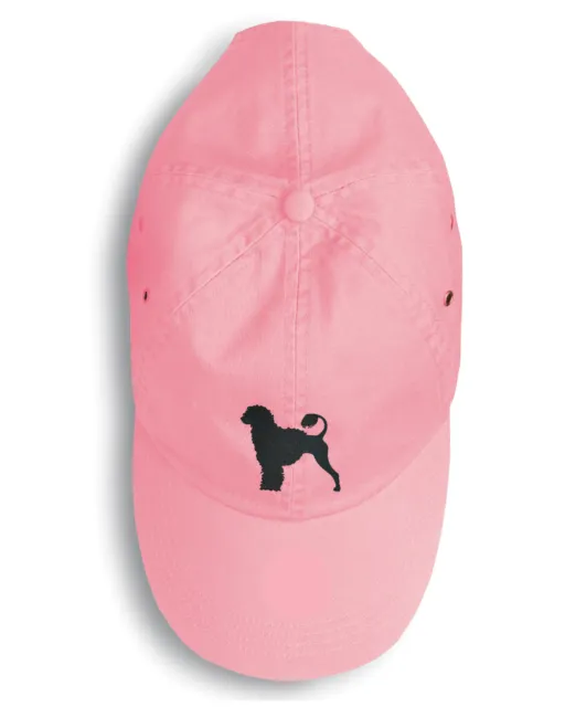 Portuguese Water Dog Embroidered Pink Baseball Cap BB3468PK-156