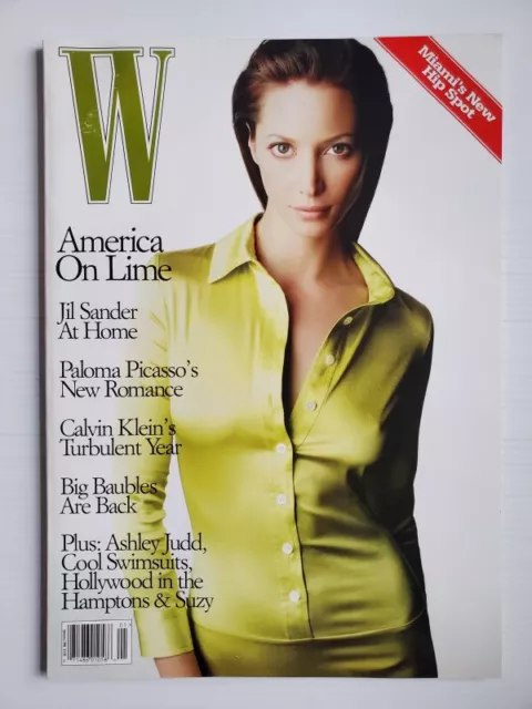 1996 W Magazine CHRISTY Turlington Calvin Klein Guinevere Van Seenus Ashley Judd