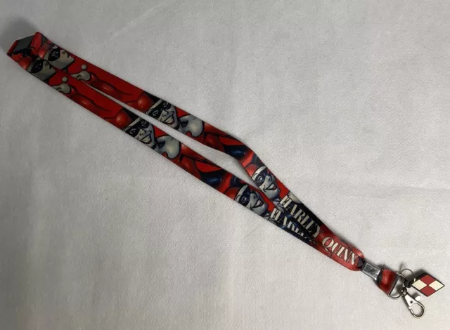 Harley Quinn Lanyard ID Clip 17” Long Batman Joker DC Comics