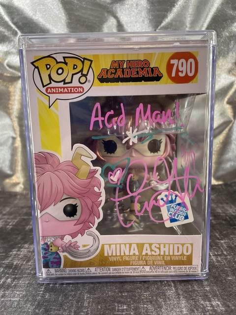 My Hero Academia Mina Ashido Metallic Funko Pop Signed w/ JSA & Protector &Error