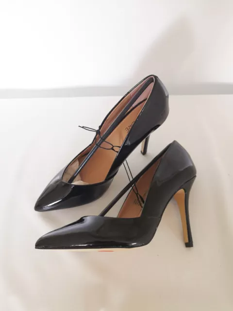 FIORE Black Patent High Heel Stiletto Shoes
