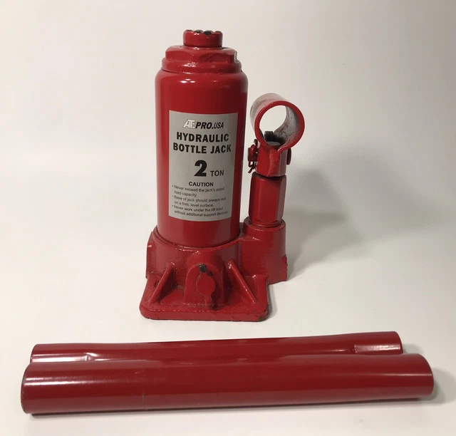 TORIN BIG RED Hydraulic Bottle Jack 2 Ton (4,000 lb) Capacity No Box No