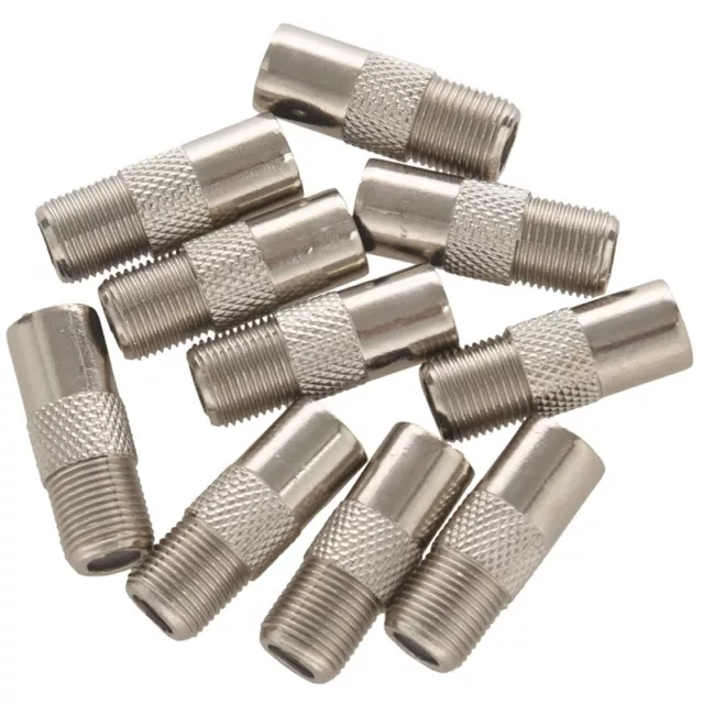 10pcs Straight Metal F Female Type to PAL Adapter connect8770