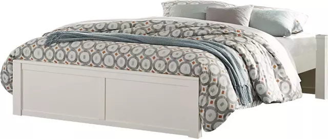 Hillsdale Pulse Platform Bed, White Full,