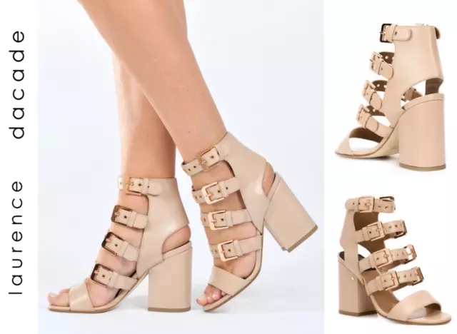 Laurence Dacade Kloe Iconic Multi Buckle-fastening Sandals US 6/ IT 36.5  $720