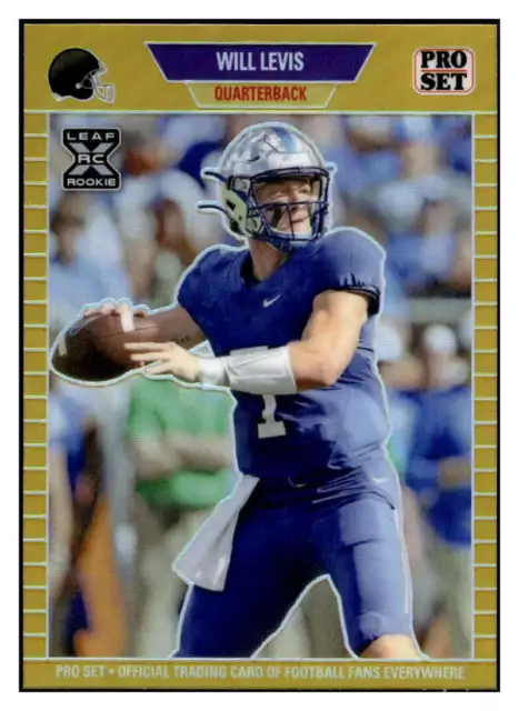 WILL LEVIS RC 2023 Leaf Metal 100/199 Pro Set Gold #24 ROOKIE Titans NF ID:64822