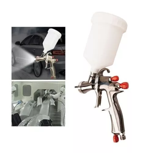 R500 LVLP Car Air Spray Gun Gravity Airbrush Painting Gun 1.3mm Nozzle 600cc Cup