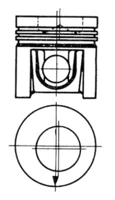 Kolben KOLBENSCHMIDT 92951600 für INTERNATIONAL CM