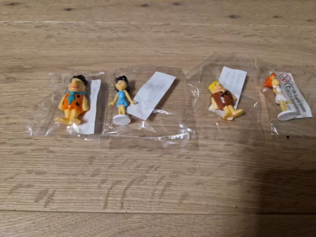 Familie Feuerstein Spielfiguren Fred Wilma Barnie Betty 4 Stück