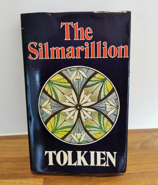 THE SILMARILLION J R R Tolkien 1977 Fold-Out Map Hardback George Allen ...
