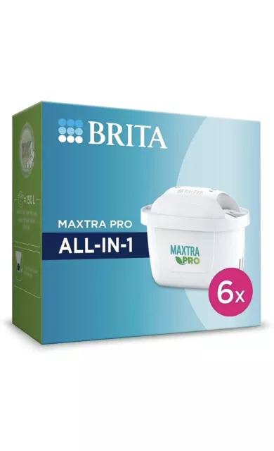 BRITA MAXTRA PRO All-in-1 Water Filter Cartridge 6 Pack