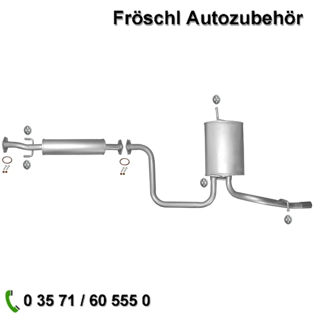 Komplette Auspuffanlage Auspuff für Daewoo Matiz F8CV neu i*