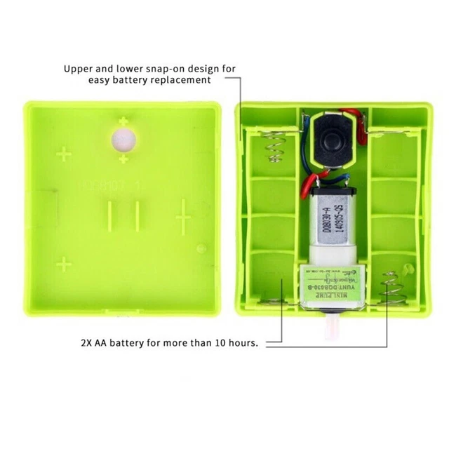 Aquarium Air Pump Ultra Silent Single Outlet Dry Cell Battery Operated Fish G 3