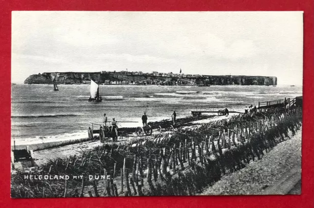 AK HELGOLAND um 1910 Inselansicht mit Düne   ( 91540