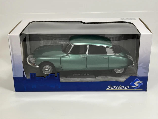 Citroen D Spécial 1972 Vert 1:18 Echelle Solido 1800709 6
