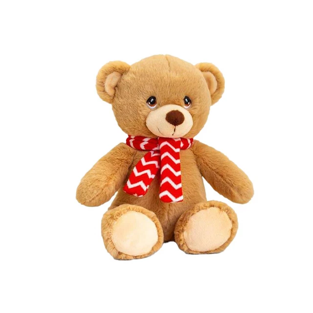 Keel Toys Keeleco Conker Bear Christmas Plush Toy SG22186