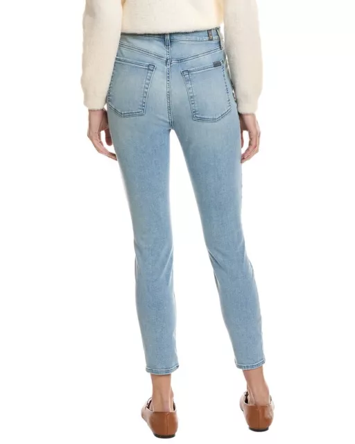7 FOR ALL Mankind High-Waist Linden Ankle Skinny Leg Jean Women's Blue ...