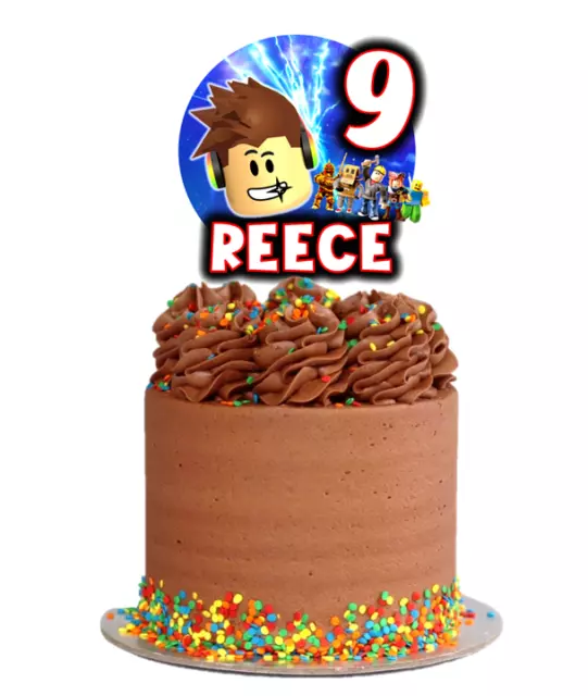 Legends of Roblox Various Famous Characters Edible Cake Topper Image  ABPID15168