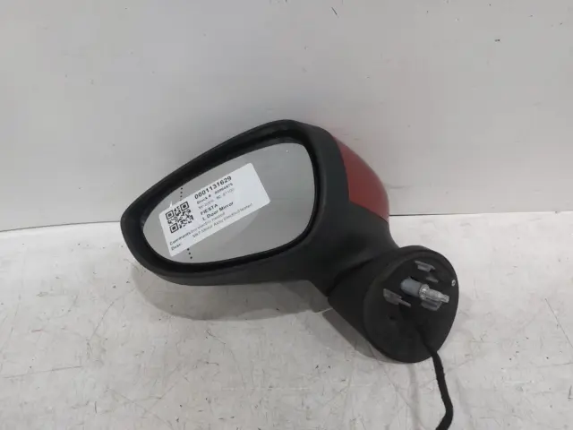 2009 FORD FIESTA Mk7 3 Door Hatchback Red N/S Passengers Left Door Wing Mirror