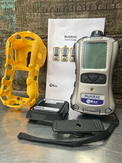 RAE Systems PGM-6228 MultiRAE Multi Gas Detector Monitor w O2, CO, LEL, H2S, VOC