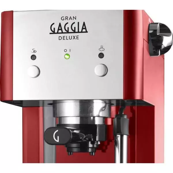 Gaggia Grangaggia Deluxe Macchina Per Il Caffè Espresso Macinato E Cialde Rosso 2