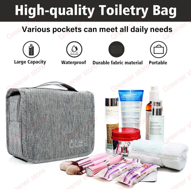 SUSPENSION TROUSSE DE Toilette Voyage Large Lavage Sac pour Femmes Avec ...