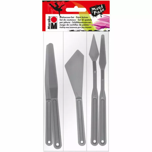 Marabu Mixed Media Malmesser-Set, 5-teilig