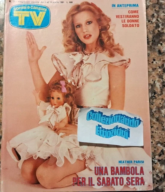 Tv Sorrisi E Canzoni N°14 1986 - Pippo Baudo, Heather Parisi, Travolta, Cabrini, Sting