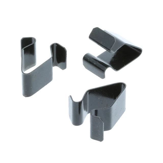 Lot De 10 Clips VVO Pour Garniture Intérieure Fiat Punto - Noir, Référence D'origine 735266957, Neuf