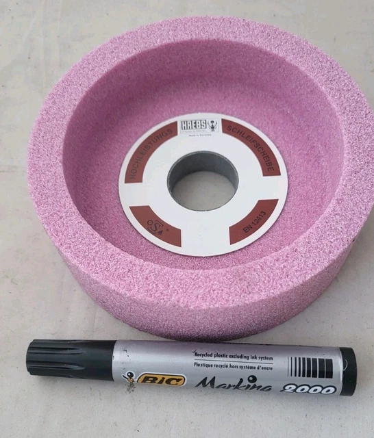 Meule corindon pour touret à meuler 150 x 20 mm - Grain moyen