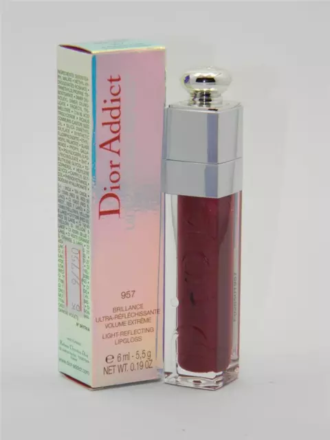 Dior Addict Ultra-Gloss Reflect Light-Reflecting Lipgloss 957 Draped Burgundy