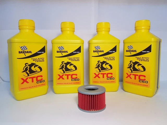 Oil Change Kit With Bardahl XTC C60 10W50 Filter For BMW F800 GS Adventure (2012)
