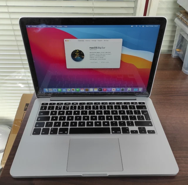 Apple MacBook Pro 13" Mid 2014, Intel Core i5, 2.8GHz, 512GB SSD, 8B RAM, A1502