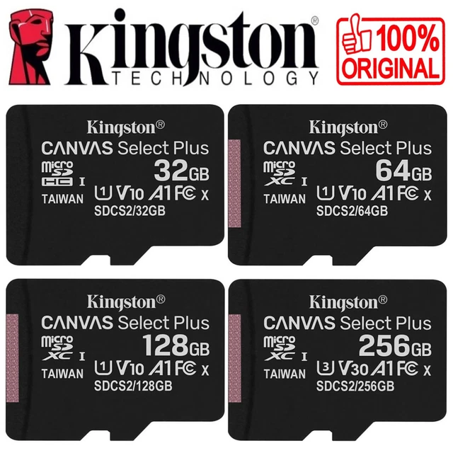 Carte Mémoire KINGSTON Micro SD SDHC SDXC 32 64 128 256 512 GO GB ( Classe 10 )