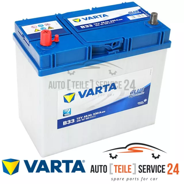 Varta B32 Blue Dynamic 5451560333132 Autobatterie für PKW 12V 45Ah 330A :  : Auto & Motorrad
